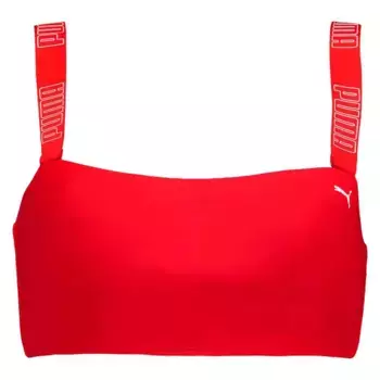 Спортивный топ Puma Bandeau, красный