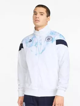 Спортивный топ Puma MCFC Iconic MCS Mesh Track, белый