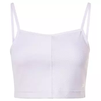 Спортивный топ Reebok Yoga Performance Rib Crop, фиолетовый