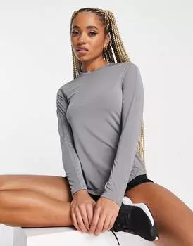 Спортивный топ с длинными рукавами ASOS 4505 и задним швом