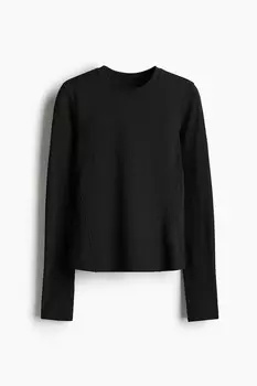 Спортивный топ с драймувом H&M, черный