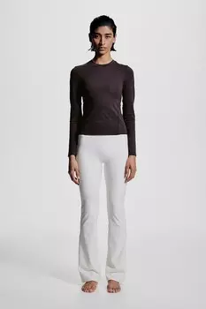 Спортивный топ с драймувом H&M, коричневый