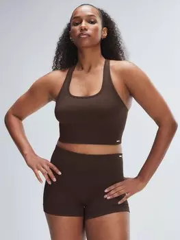 Спортивный топ Savage X Fenty Seamless Sport Racerback Tank, цвет Double Espresso Brown