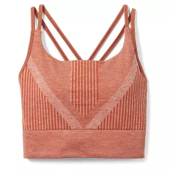 Спортивный топ Smartwool Intraknit Strappy, оранжевый