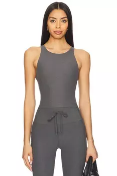 Спортивный топ "Spacedye refocus" от Beyond Yoga, true gray heather