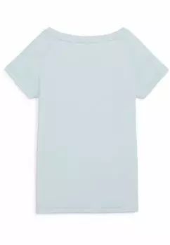 Спортивный топ Train Favorite Cat Puma, бирюзовый сёрф