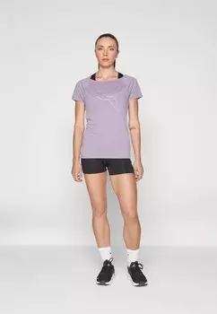 Спортивный топ Train Favorite Cat Tee Puma, бледно-сливовый