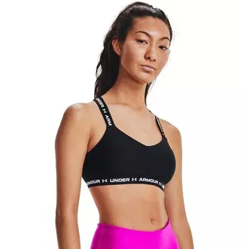 Спортивный топ Under Armour Crossback Low Support, черный