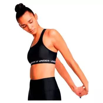 Спортивный топ Under Armour Crossback medium support, черный