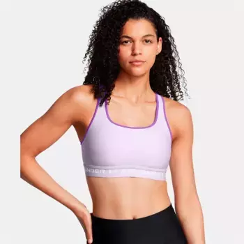 Спортивный топ Under Armour Crossback medium support, фиолетовый