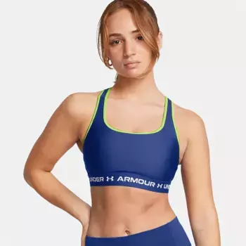 Спортивный топ Under Armour Crossback medium support, синий