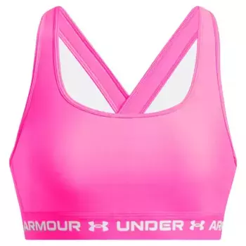 Спортивный топ Under Armour Crossback medium support, розовый
