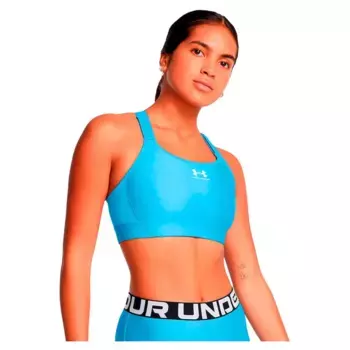 Спортивный топ Under Armour HeatGear high support, синий