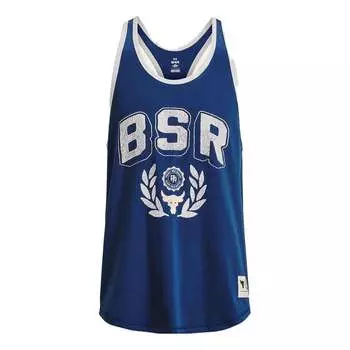 Спортивный топ Under Armour Project Rock BSR Tank Top 'Blue White' 1376942-471, синий