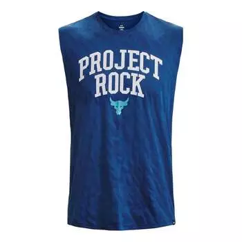 Спортивный топ Under Armour Project Rock Sleeveless Tank 'Blue' 1379019-471, синий