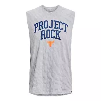 Спортивный топ Under Armour Project Rock Sleeveless Tank 'Grey' 1379019-011, серый