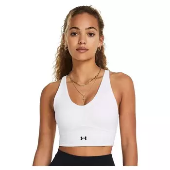 Спортивный топ Under Armour SmartForm Evolution Longline CF Medium Support, белый