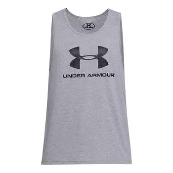 Спортивный топ Under Armour Training Graphics Tank Tops 'Steel Grey' 1329589-036, серый