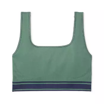 Спортивный топ Victoria's Secret Pink Flip It Seamless Reversible, зеленый