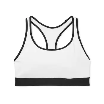 Спортивный топ Victoria's Secret Player Shine Sports, белый/черный