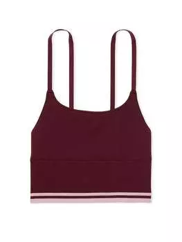 Спортивный топ Victoria's Secret Seamless Longline, темно-красный