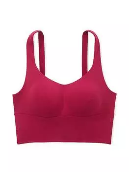 Спортивный топ Victoria's Secret VS Elevate Cross-Back Mesh, темно-красный