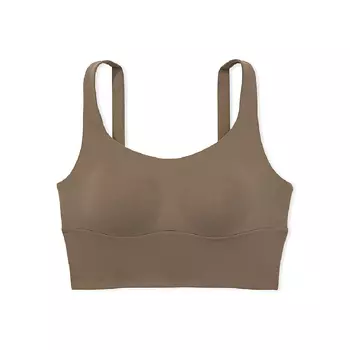 Спортивный топ Victoria's Secret VS Elevate Cross-Back Mesh, оливковый