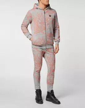 Спортивный верх/брюки с вышивкой Philipp Plein, серый