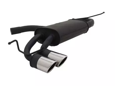 Спортивный задний глушитель Novus для VW Golf V Plus (1K), дизайн SR 2 x 76 мм