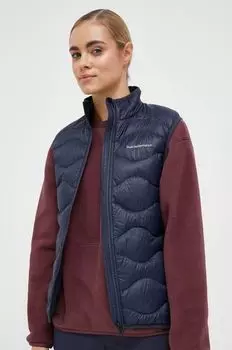 Спортивный жилет на гелиевом пуху Peak Performance, темно-синий