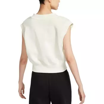 Спортивный жилет Phoenix Fleece Vest женский белый/черный Nike