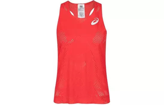 Спортивный жилет женский красный Asics