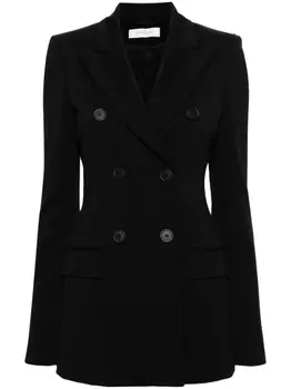 Sportmax двубортный блейзер Frizzo, черный