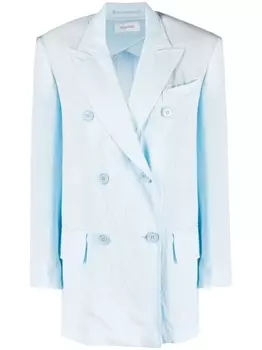 Sportmax двубортный блейзер, синий