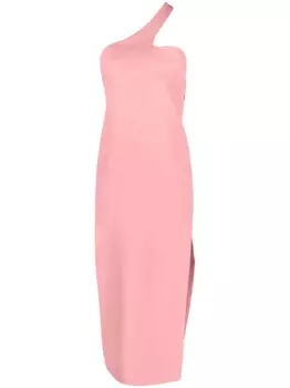 Sportmax платье на одно плечо, розовый