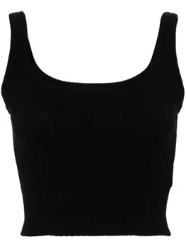 Sportmax укороченный топ, черный