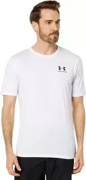 Sportstyle Левая грудь с коротким рукавом Under Armour, цвет White/Black