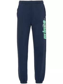 Sporty & Rich брюки из джерси с логотипом, синий