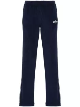 Sporty & Rich брюки с вышитым логотипом, синий