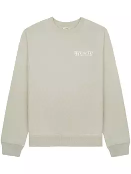 Sporty & Rich джемпер '60s Health' с логотипом, зеленый