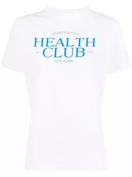 Sporty & Rich футболка с логотипом, белый