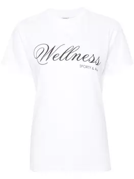 Sporty & Rich футболка с логотипом, белый