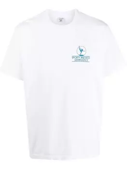 Sporty & Rich футболка с логотипом, белый