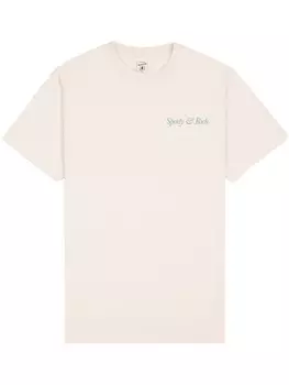 Sporty & Rich футболка с логотипом, нейтральный цвет