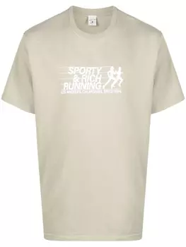 Sporty & Rich футболка с логотипом, серый