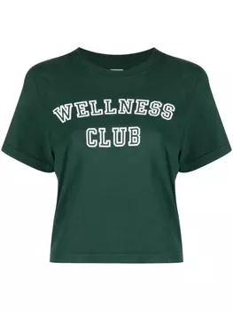 Sporty & Rich футболка с надписью, зеленый