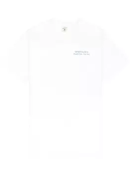 Sporty & Rich футболка с принтом Drink Water, белый