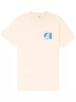 Sporty & Rich футболка Studio с логотипом, нейтральный цвет