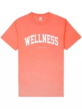 Sporty & Rich футболка Wellness Ivy - Dip Dye Pink, розовый