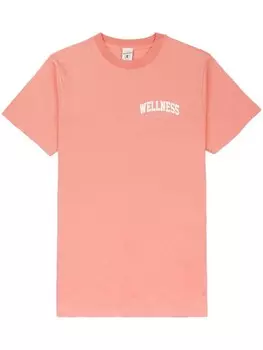 Sporty & Rich футболка Wellness Ivy с графичным принтом, оранжевый